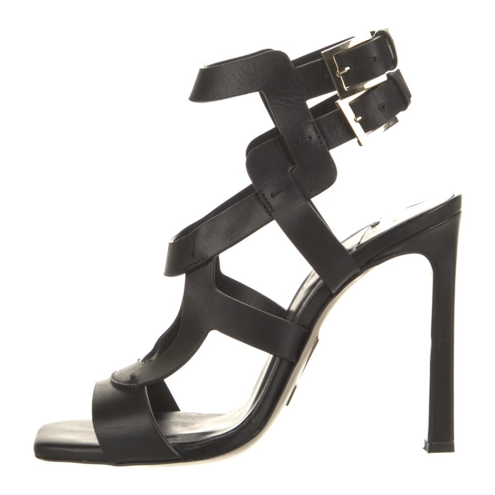 Daniele Michetti Black Leather Sandals (Size 38) *worn once